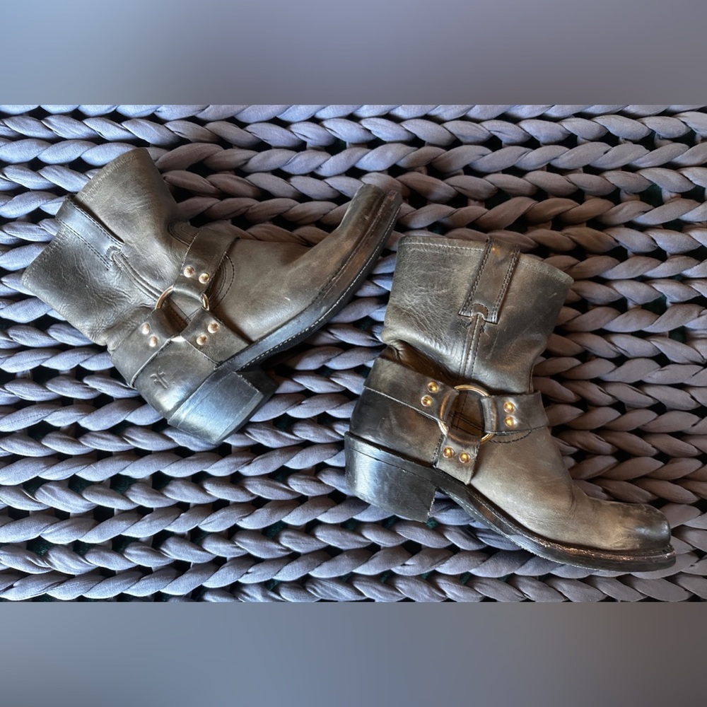 FRYE Women’s Veronica Harness Short Boot - Antiqued Black - Size 7.5